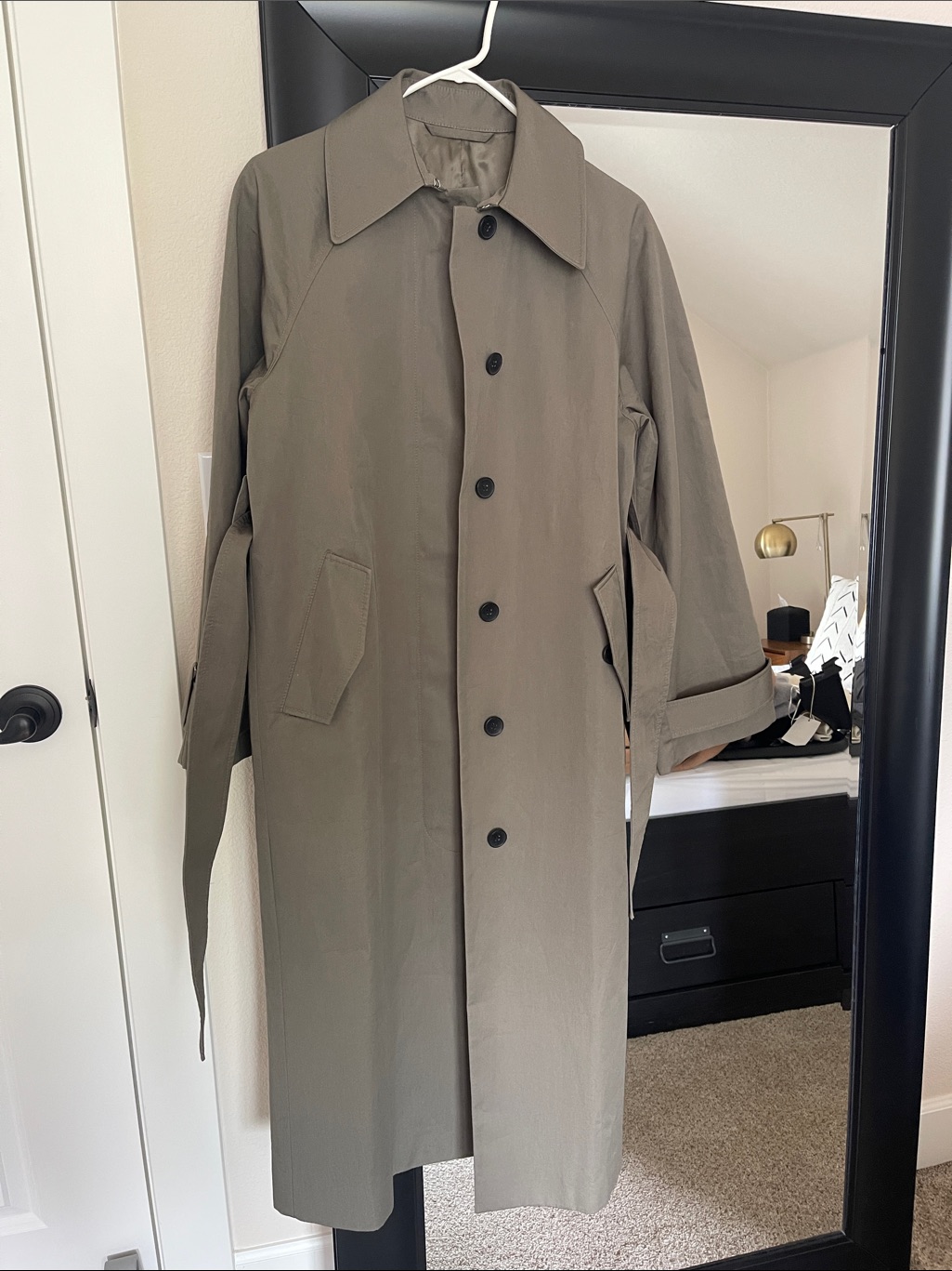 Other Stories Khaki Green Trench, Xs
